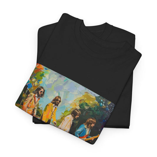 Beatles Abbey Road Unisex Tee Shirt, Music Band Fan Concert Gift, Vintage Retro Graphic Tee, Classic Rock Band Tee, Music Lover Apparel