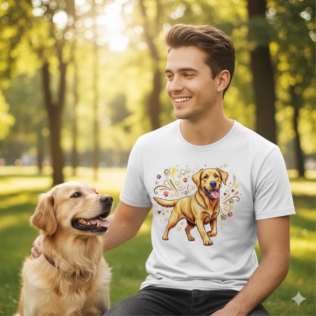 Dog Lover T-Shirt: Soft Cotton, Casual Pet Owner Tee