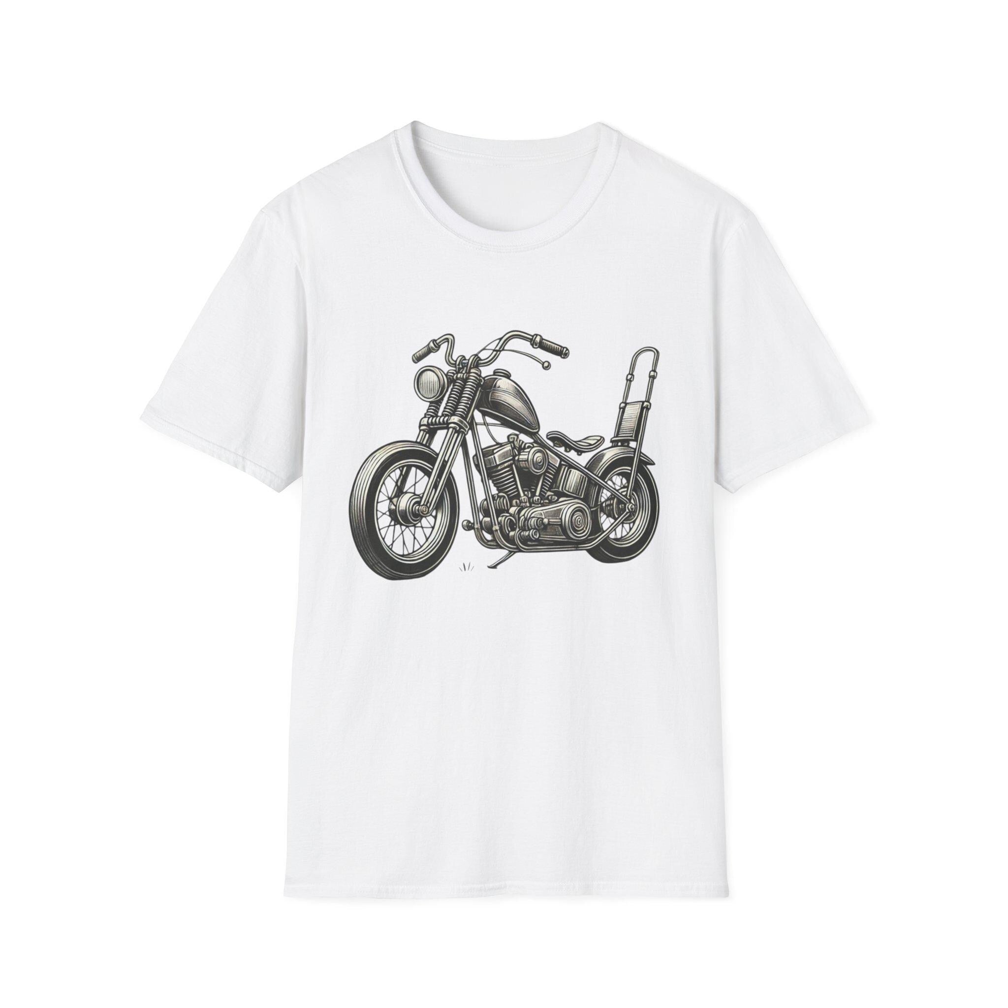 Vintage Chopper Motorcycle T-Shirt | Retro Biker Bike Tee