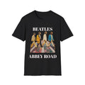 Beatles Crossing Abbey Road Unisex Softstyle T-Shirt, Music Lover Tee, Retro Graphic Shirt, Vintage Band Merch, Classic Rock Fan Gift