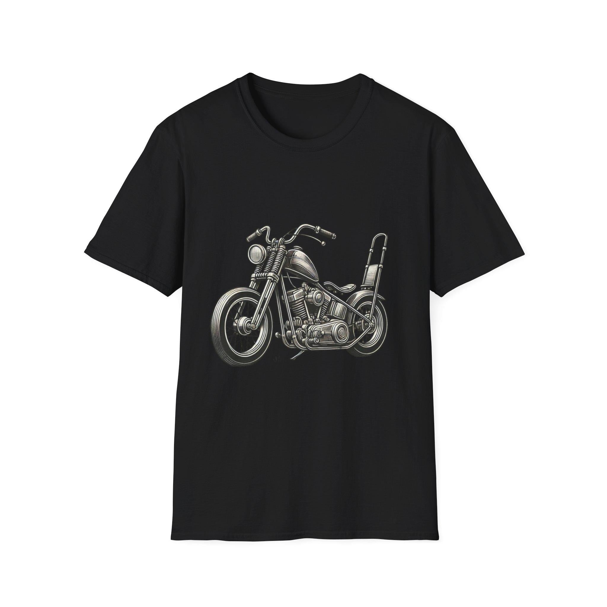 Vintage Chopper Motorcycle T-Shirt | Retro Biker Bike Tee