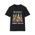 Beatles Crossing Abbey Road Unisex Softstyle T-Shirt, Music Lover Tee, Retro Graphic Shirt, Vintage Band Merch, Classic Rock Fan Gift
