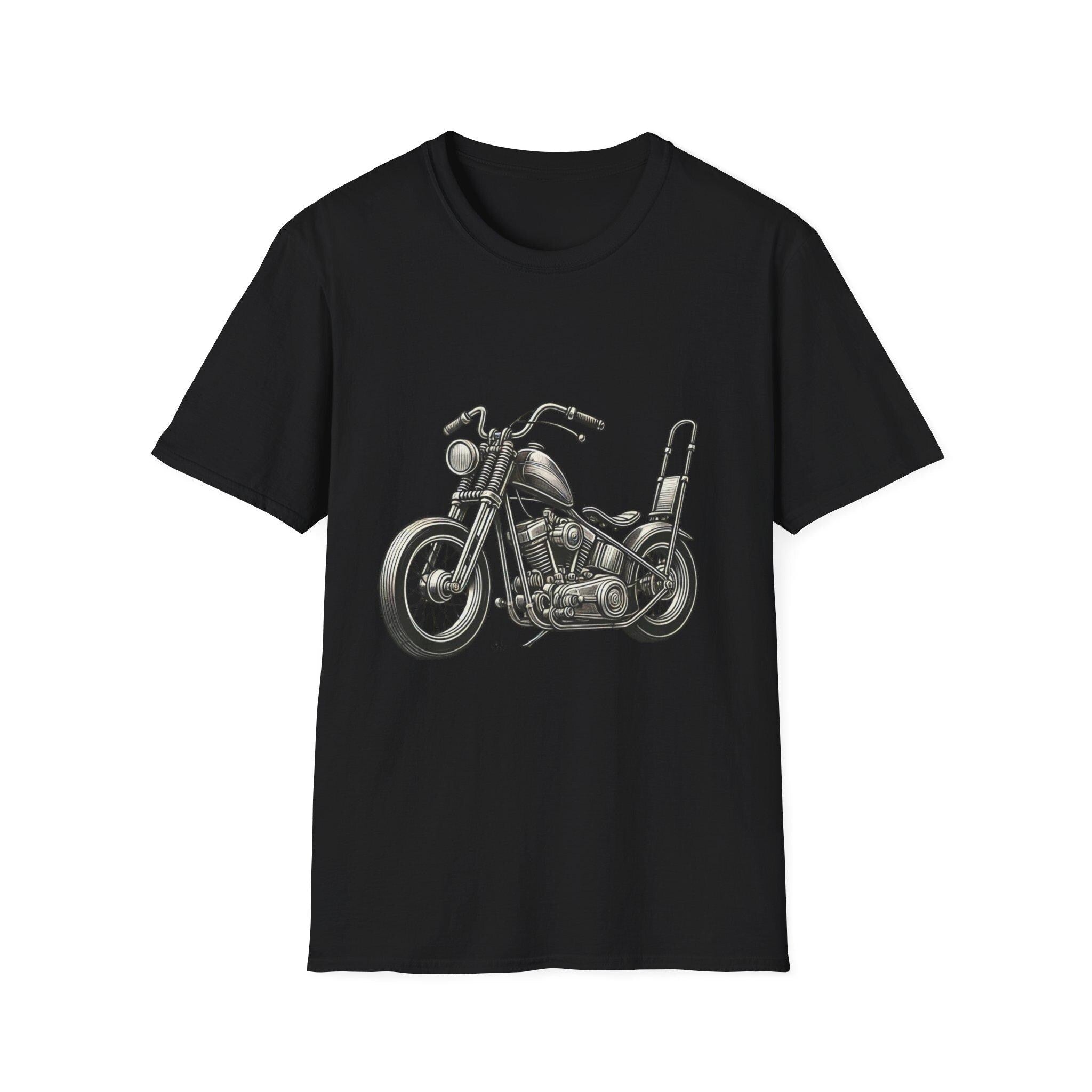 Vintage Chopper Motorcycle T-Shirt | Retro Biker Bike Tee
