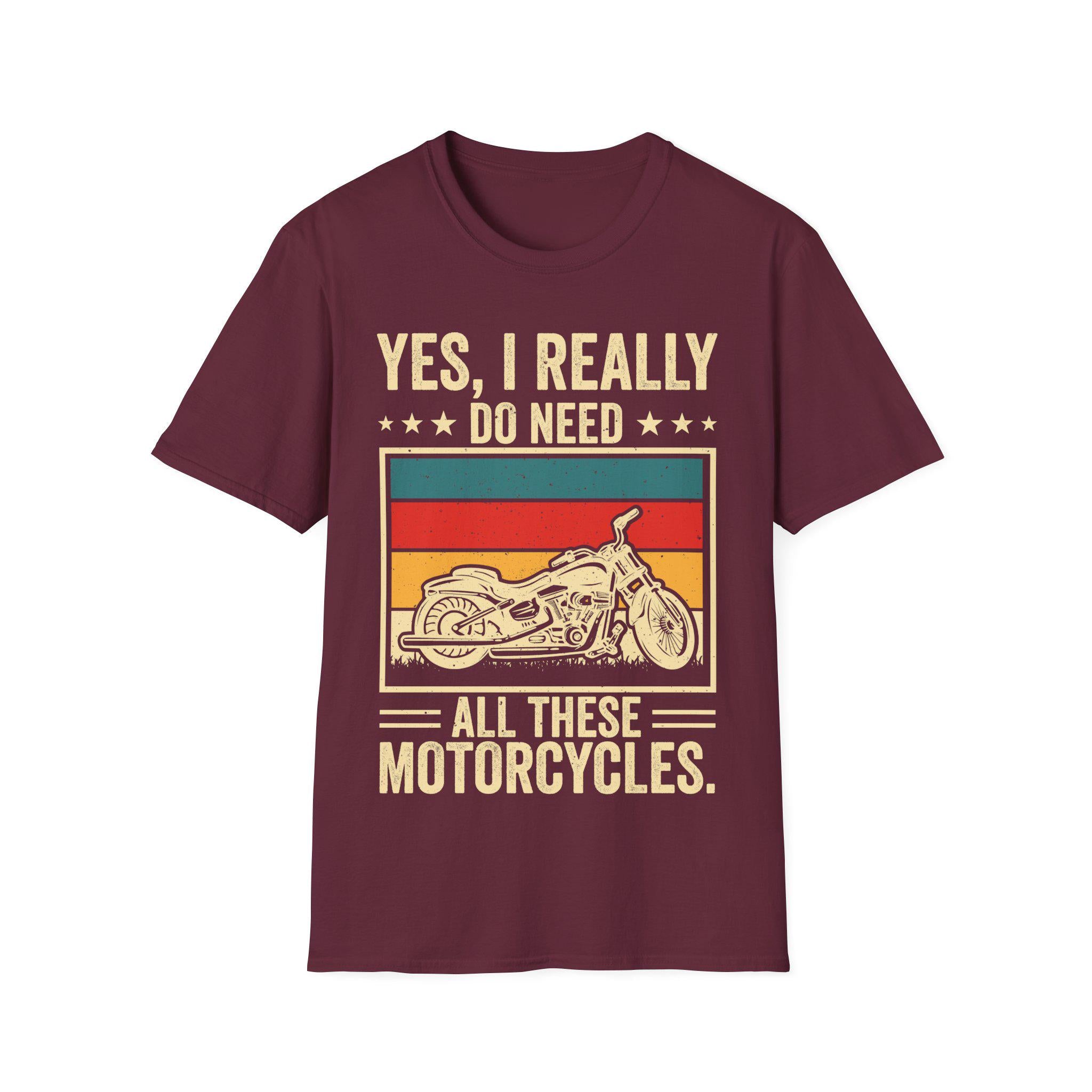 Motorbike Lover Softstyle T-Shirt, Motorcycle Enthusiast