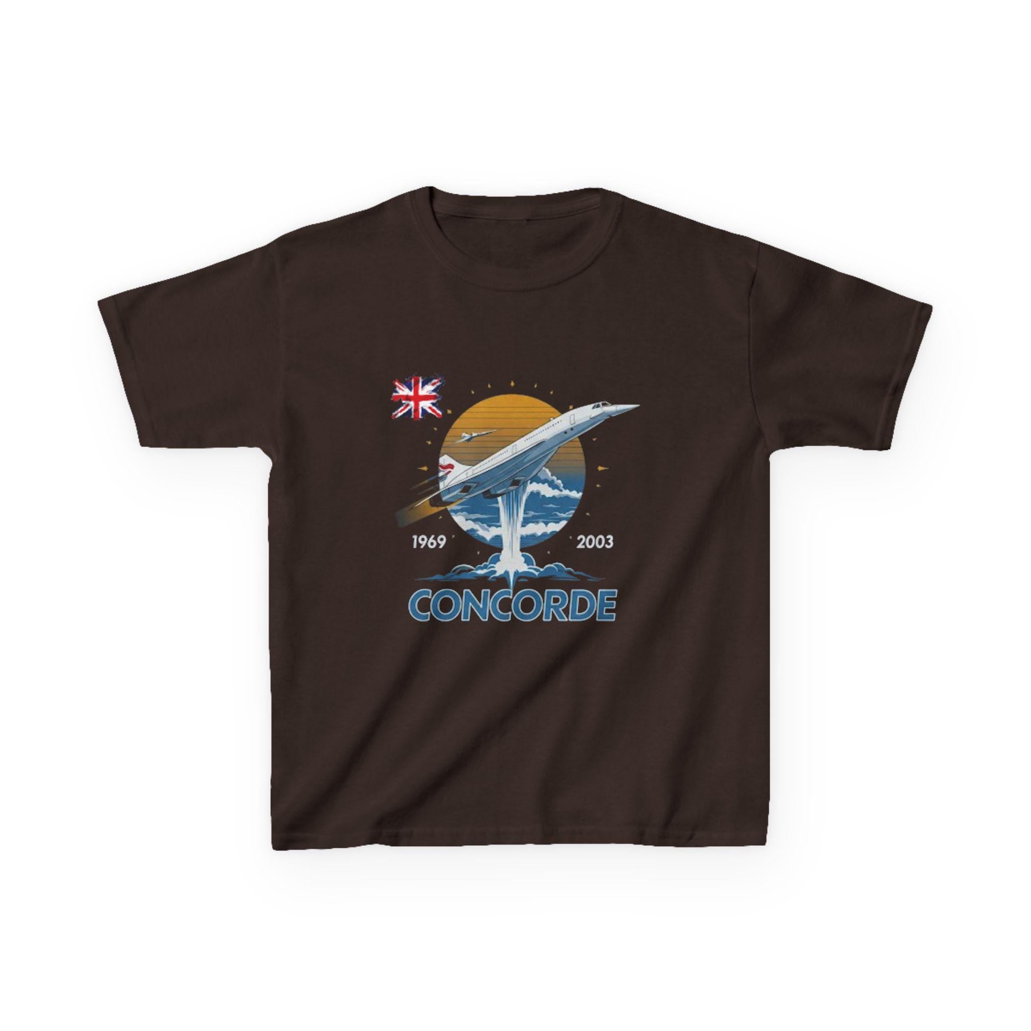 Concorde Airplane Kids T-Shirt | Supersonic Jet Graphic Tee