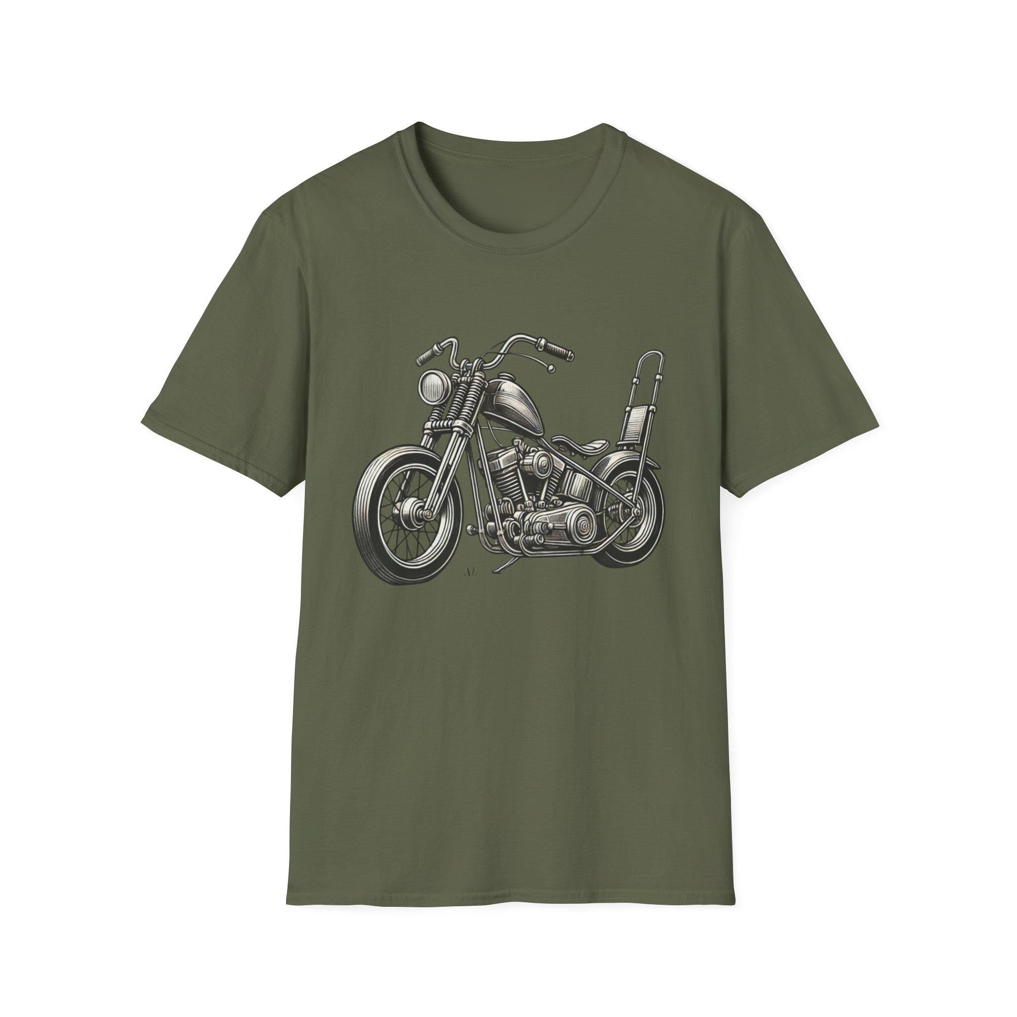 Vintage Chopper Motorcycle T-Shirt | Retro Biker Bike Tee