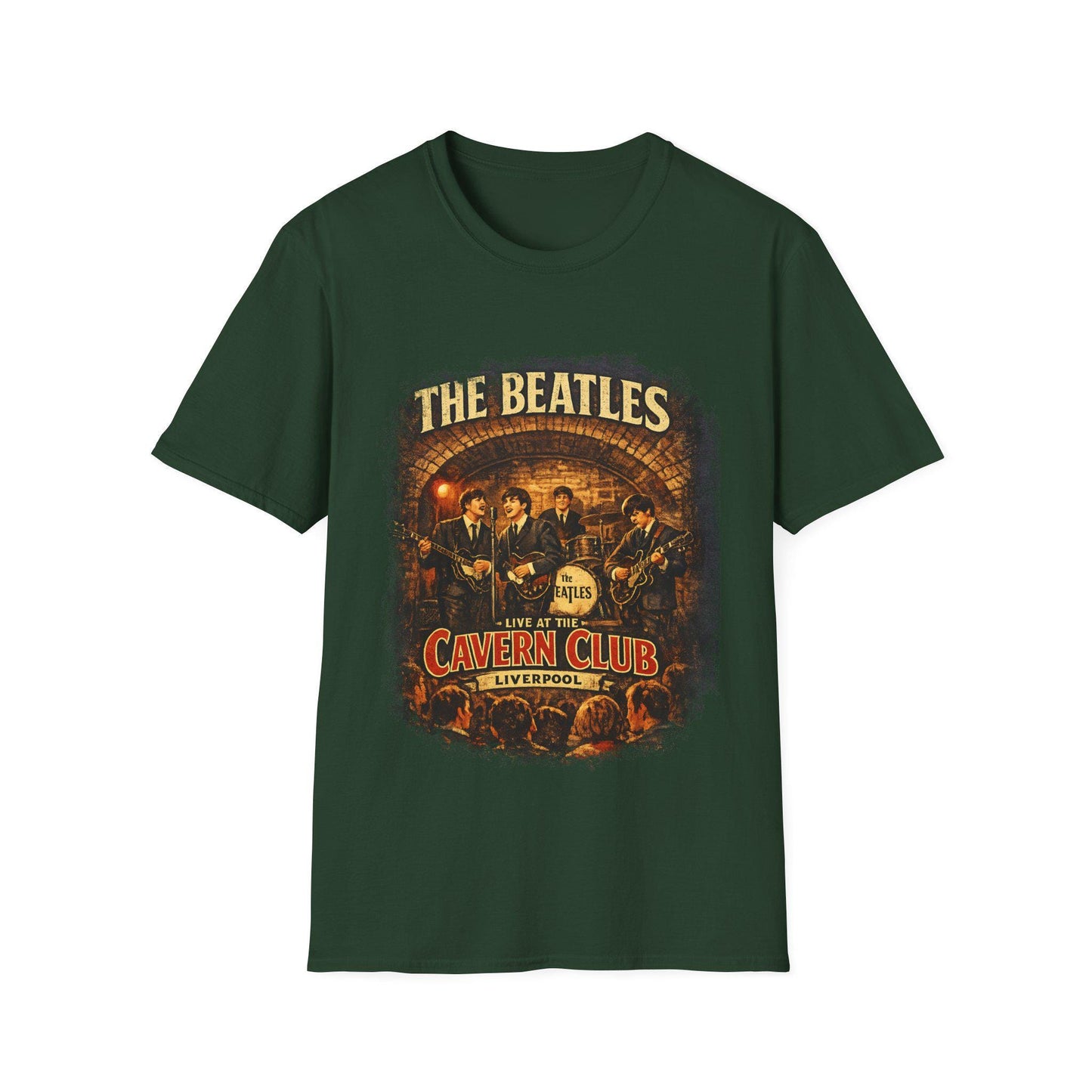 Beatles Cavern Club Liverpool T-Shirt | Vintage Band Illustration