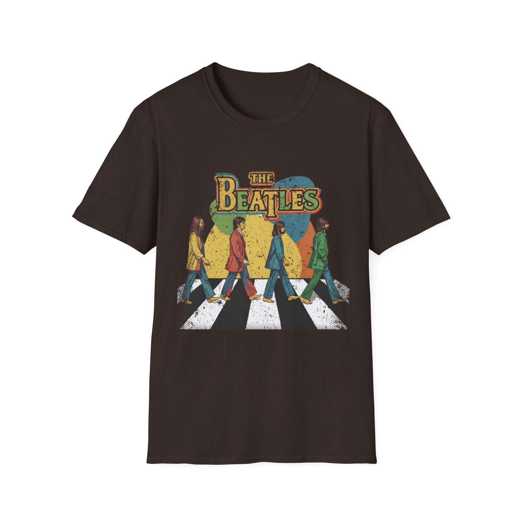 Vintage Beatles Abbey Road Retro Distressed Unisex T-Shirt, Music Tee, Graphic Tee, Classic Rock Shirt, Beatles Fan Gift