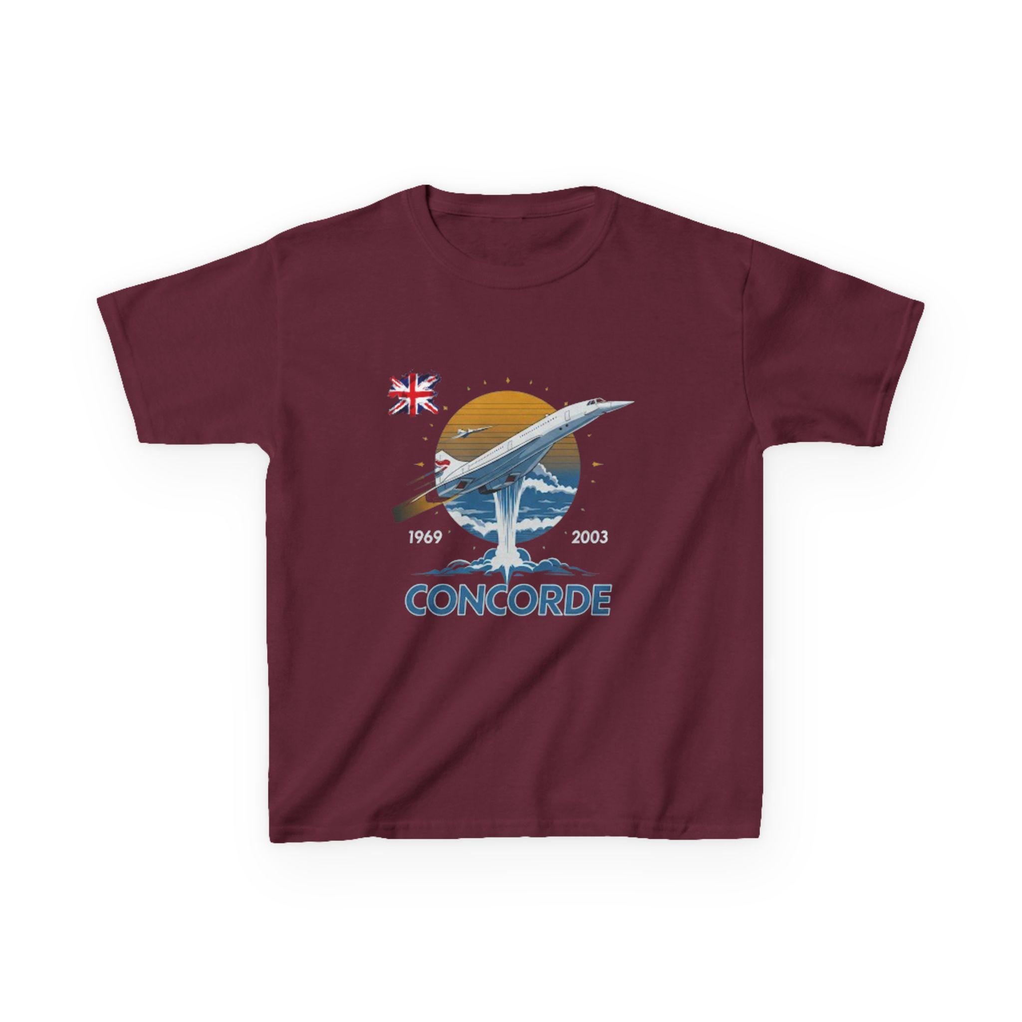 Concorde Airplane Kids T-Shirt | Supersonic Jet Graphic Tee
