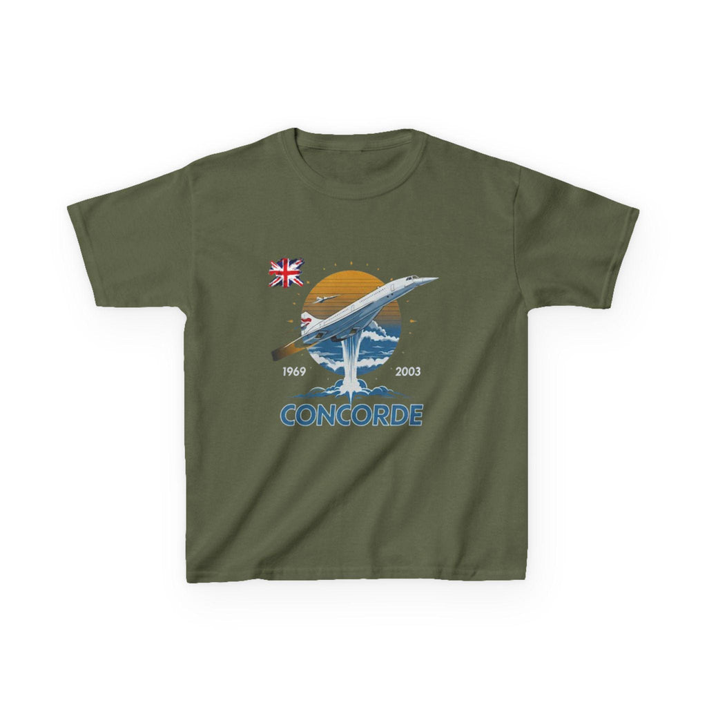Concorde Airplane Kids T-Shirt | Supersonic Jet Graphic Tee