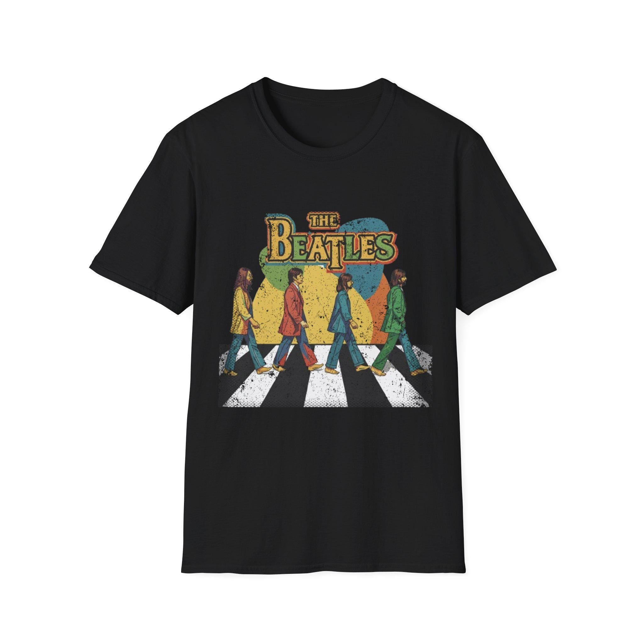 Vintage Beatles Abbey Road Retro Distressed Unisex T-Shirt, Music Tee, Graphic Tee, Classic Rock Shirt, Beatles Fan Gift