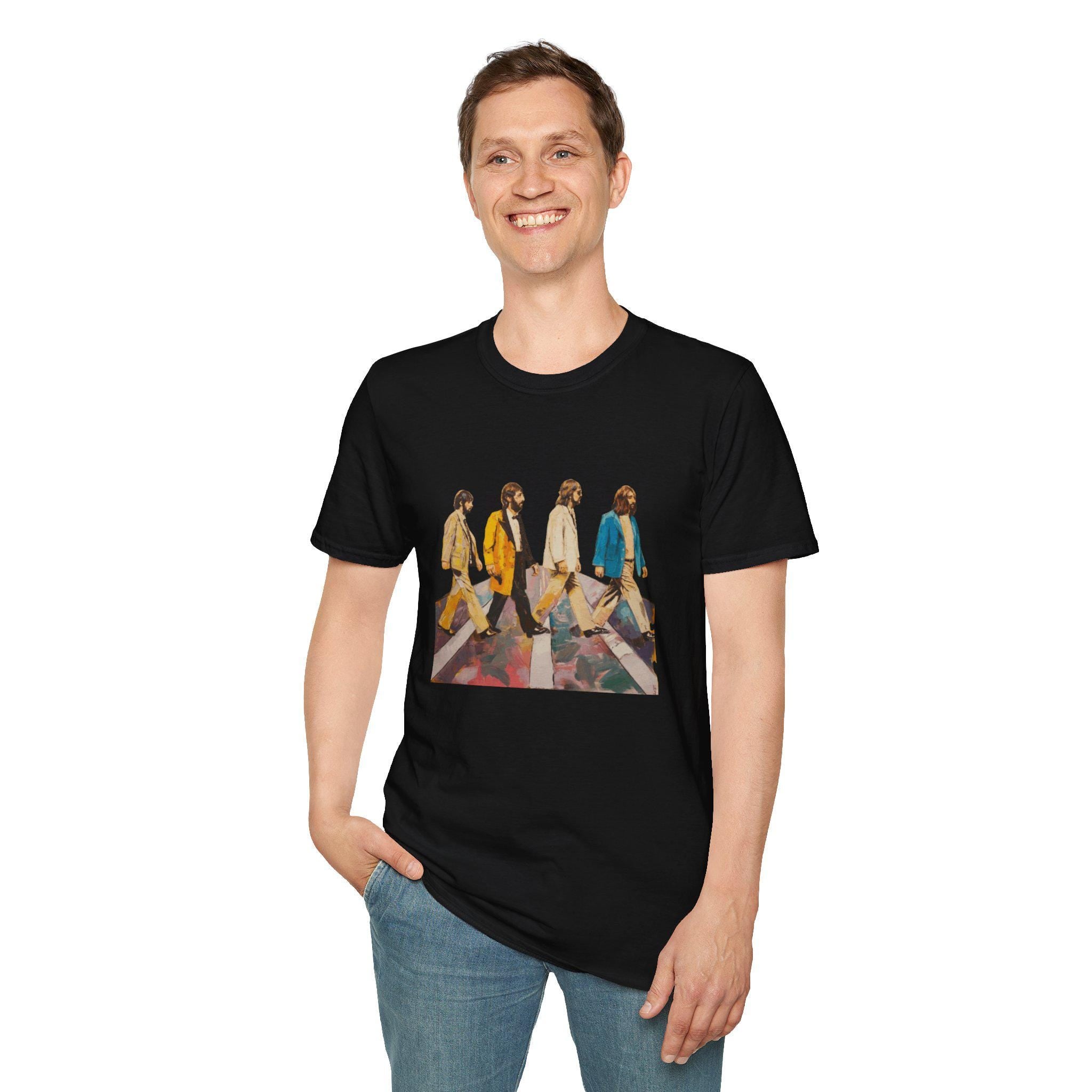 Beatles Abbey Road T-Shirt, Retro Music Band Tee