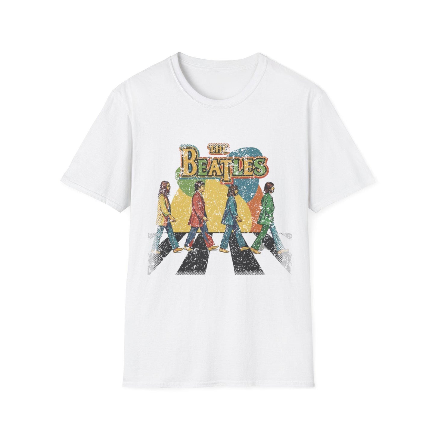 Vintage Beatles Abbey Road Retro Distressed Unisex T-Shirt, Music Tee, Graphic Tee, Classic Rock Shirt, Beatles Fan Gift