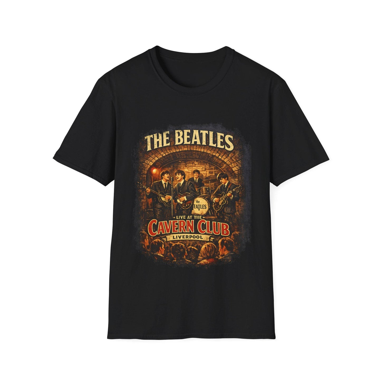 Beatles Cavern Club Liverpool T-Shirt | Vintage Band Illustration